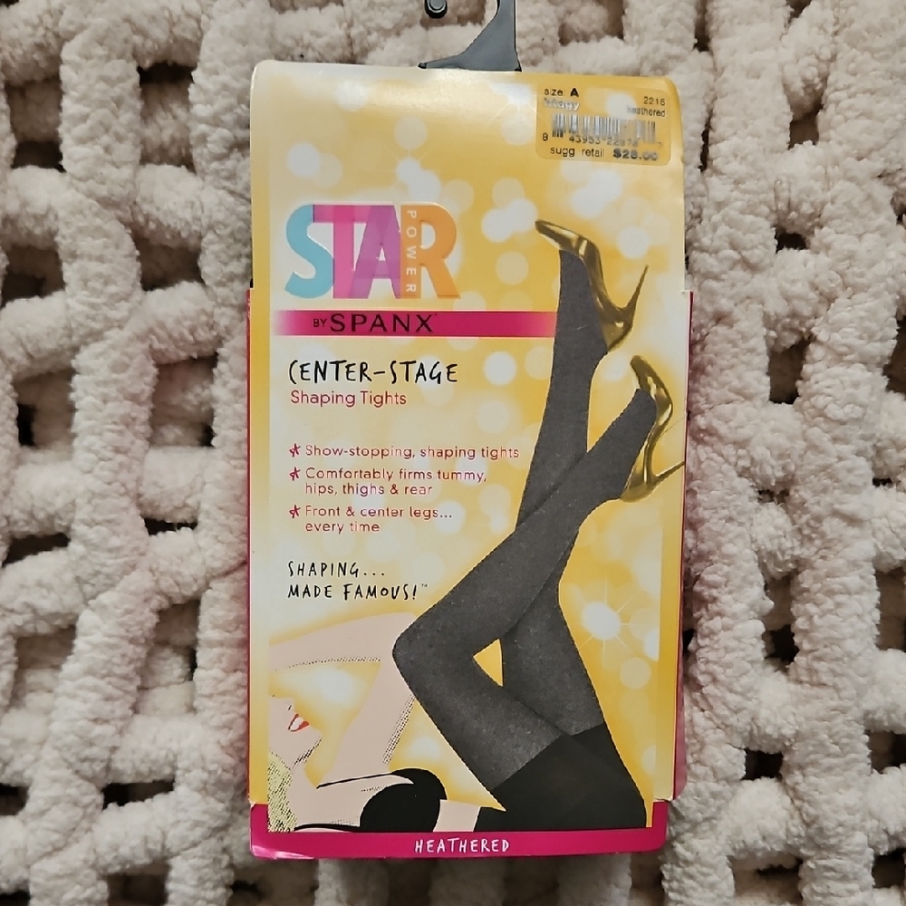 SPANX Center-Stage Heathered Shaping Tights